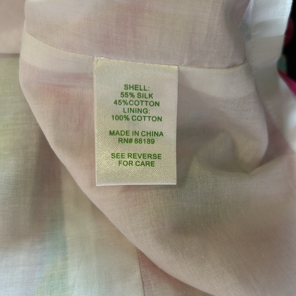 Lilly Pulitzer Keetan Dress First Impressions Pink Roses Holy Grail Strapless 0 - Picture 9 of 14